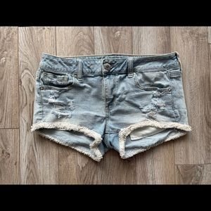 American Eagle Shortie Jean Short with Stretch Size 10